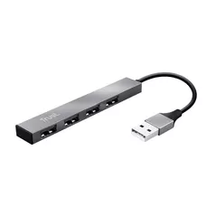 USB Hub Trust HALYX 4-PORT Mini USB HUB, silver