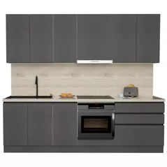 Мебель для кухни ArtFlame GOLA Storm Grey (2.6 m.l.)