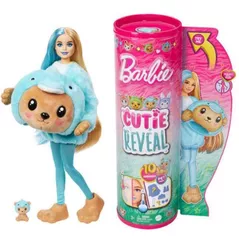 Păpușă Barbie HRK25 Плюшевый мишка в роли дельфина