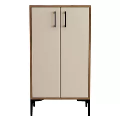 Raft pentru încălțăminte Trendy Prag, Nuc, Smantana 60x111x35cm