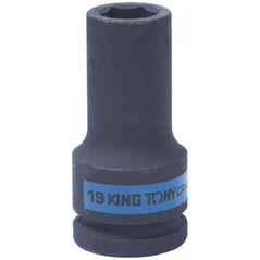 Set de tubulare, bite, duze King Tony 643519M Cap tubular de impact adânc 3/4" 19 mm