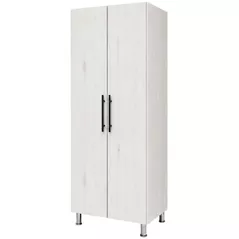 Dulap Mashtab S12591 Tores cu bară (800x500x2000) Stejar Alb