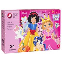 Настольная игра As Kids 1029-64038 Joc cu magneti Imbraca Printesa, cod 53833