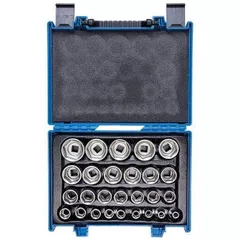 Set de tubulare, bite, duze King Tony 4557MR набор торцевых головок глубоких 6 гран. 8-36мм 1/2" 27 пр.