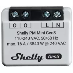 Выключатель электрический Shelly Mini PM Gen3 (3800235261613)