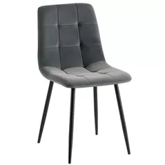 Стул Interdepo TED new, Dark Grey Velvet 20A17BLK-35
