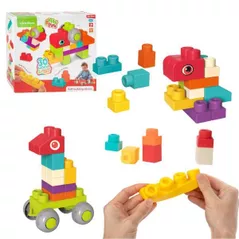 Set de construcție Toi-Toys 10007A Set blocuri moi de construcție Little Stars, 30pcs