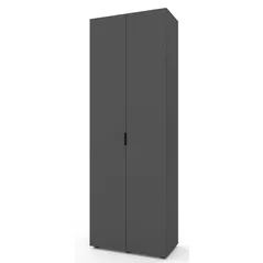 Dulap Nex Home A007 cu usi batante 800x420x2300mm, Antracite