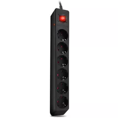 Filtru electric Sven Optima 6 Sockets 5m, Black