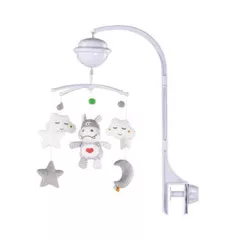 Carusel pentru pătuț Chipolino MILD02309HIP Hippo, карусель с проектором