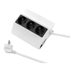 Prelungitor electric BACHMANN 500.000 PEGGY 3xCEE7 cu cleste 3.0 m H05VV-F 3G