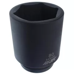 Набор головок, бит, насадок JTC JTC-849080 головка торцевая ударная глубокая 1" 80мм