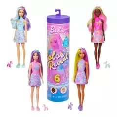 Кукла Barbie JFV58 Color Reveal seria Animale de balon