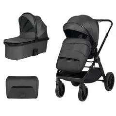 Детская коляска Kikka Boo Tiffany Dark Grey 2024 2in1 (3800171210768)