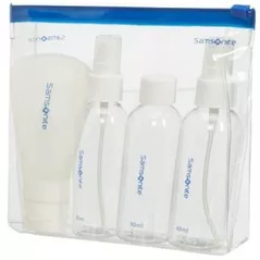 Несессер/косметичка Samsonite Global Ta (121362/1873) set de 4 sticlute transparente