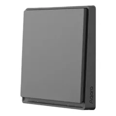 Выключатель электрический Aqara E1 - 1 клавиша (без нуля) круглый подрозетник - черный (QBKG38LM)