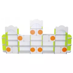 Шкаф для учреждений Tisam Set de mobila pentru copii Lime+Crem (4639)