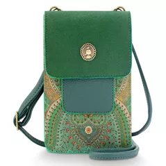 Geantă de umăr Pip Studio 51.273.442 Peggy Phone Bag Jabali Green 11x1x18cm 11x1x18 Green