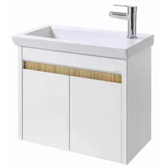 Dulap pentru lavoar Martat Isik 60cm (white/chestnut)