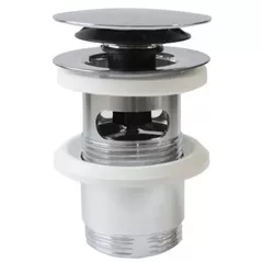 Sifon pentru chiuvetă bucătărie HERZ Scurgere Quick-Clack cu preaplin 11/4 UH16008