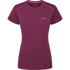 Одежда для спорта Rab Tricou dame Force Tee Mulberry 12 (QBL-06-MUL-12)