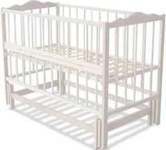 Кроватка Kuzya Anghelina2 pe balansoar (ivory)
