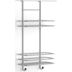 Raft de baie Teknotel Raft 2 niveluri metal 17x30x50cm, chrom