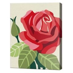 Tablou pe numere Art Gallery CX3230 20x30cm Trandafir rosu
