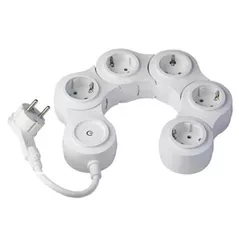 Prelungitor electric Scame PP2529, 5 locuri SNAKE 16A 250V