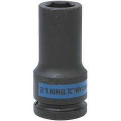 Set de tubulare, bite, duze King Tony 643521M Cap tubular de impact adânc 3/4" 21mm