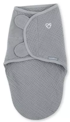 Аксессуар для пеленания Bright Starts 17386-076 Ingenuity Swaddle Me Granite din muselina (0-3 luni)