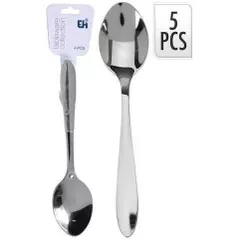 Tacămuri Excellent Houseware 42522 Набор чайных ложек 5шт, нерж сталь