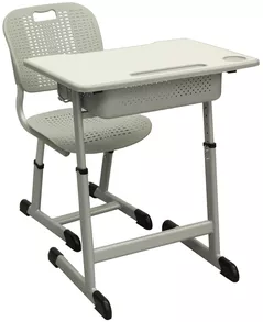 Набор детской мебели Deco Banca + scaun scolar A80-01 Grey