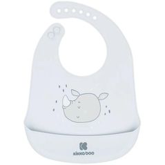 Bavețică Kikka Boo 31303030048 Baveta din silicon Savanna Blue