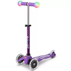 Самокат Micro MMD129 Mini Deluxe Magic LED Purple