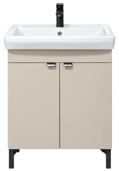 Dulap pentru lavoar Mashtab 12635 Sani (ML) cu 2 uși 650x460x850 Caramel
