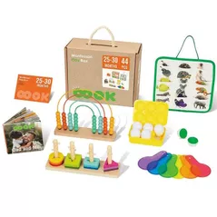Puzzle Richi (55010) Set jucarii educative Montessori 25-30 luni BCTJ680