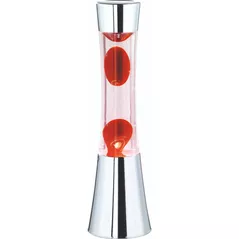 Настольная лампа Trio Lava 1*gy6.35 35w 12v 530lm 39cm Chrom Red