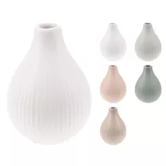 Vază H&S 54877 Picatura, H14cm, D10cm, ceramica (în asort.)