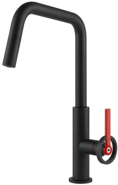 Смеситель кухонный Gessi 60203-299 Officine V Matte Black