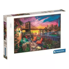 Puzzle Clementoni Puzzle 3000 Apusul de soare de pe balconul din Manhattan (33552)