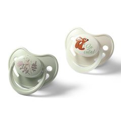 Пустышка BabyOno 1670/02 Suzete simetrice din silicon 6-18 luni (2 buc.)