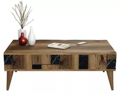 Журнальный столик Trendy Madrid, Negru 105x37x60cm