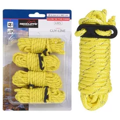 Палатка Promstore 44656 Набор крепежных шнуров для палатки Redcliffs 4штx3.8 m