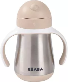 Поильник Beaba B913633 Cana cu pai din inox 250ml Clay