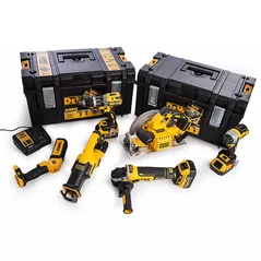 Набор электроинструментов DeWalt DCK623P3-QW (DCG405 + DCS367 + DCS570 + DCF887 + DCD796 + DCL050)