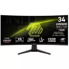 Монитор MSI MAG 346CQDF E20 Curved Gaming Black
