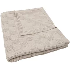 Детское постельное белье Jollein 516-522-68124 Paturica Box Knit Warm Sand GOTS, 100x150cm