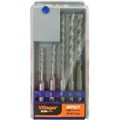 Burghiu Villager SET burghie SDS PLUS 5pcs (060641)