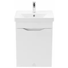 Шкаф под умывальник Mashtab 11891 Print cu 1 usa 50cm Alb